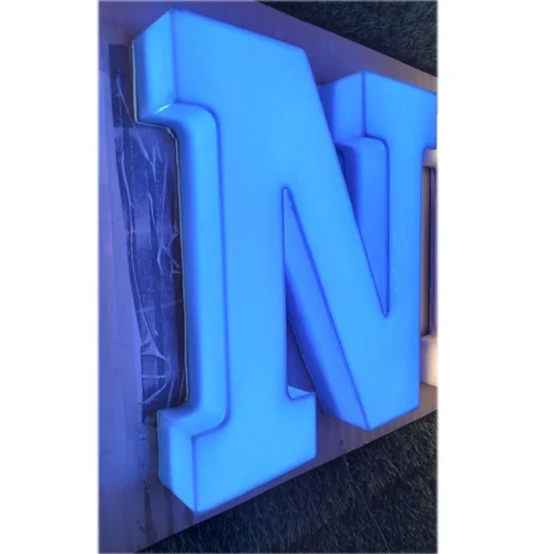 28mm Blue LED Acrylic Letter